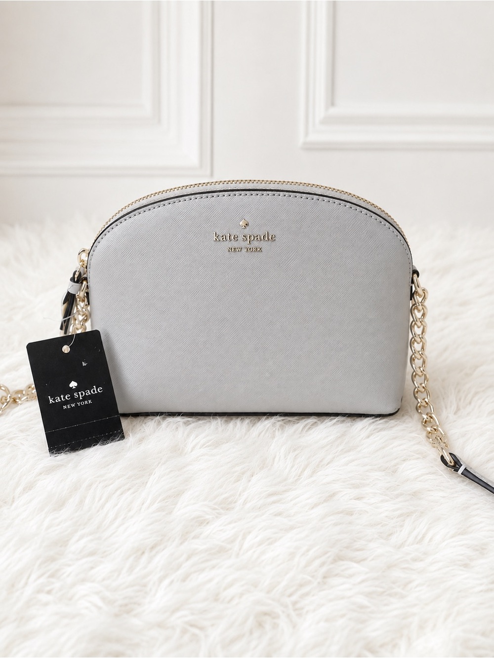 Kate Spade New York Cameron Street Hilli Saffiano Leather Dome Crossbody NWT